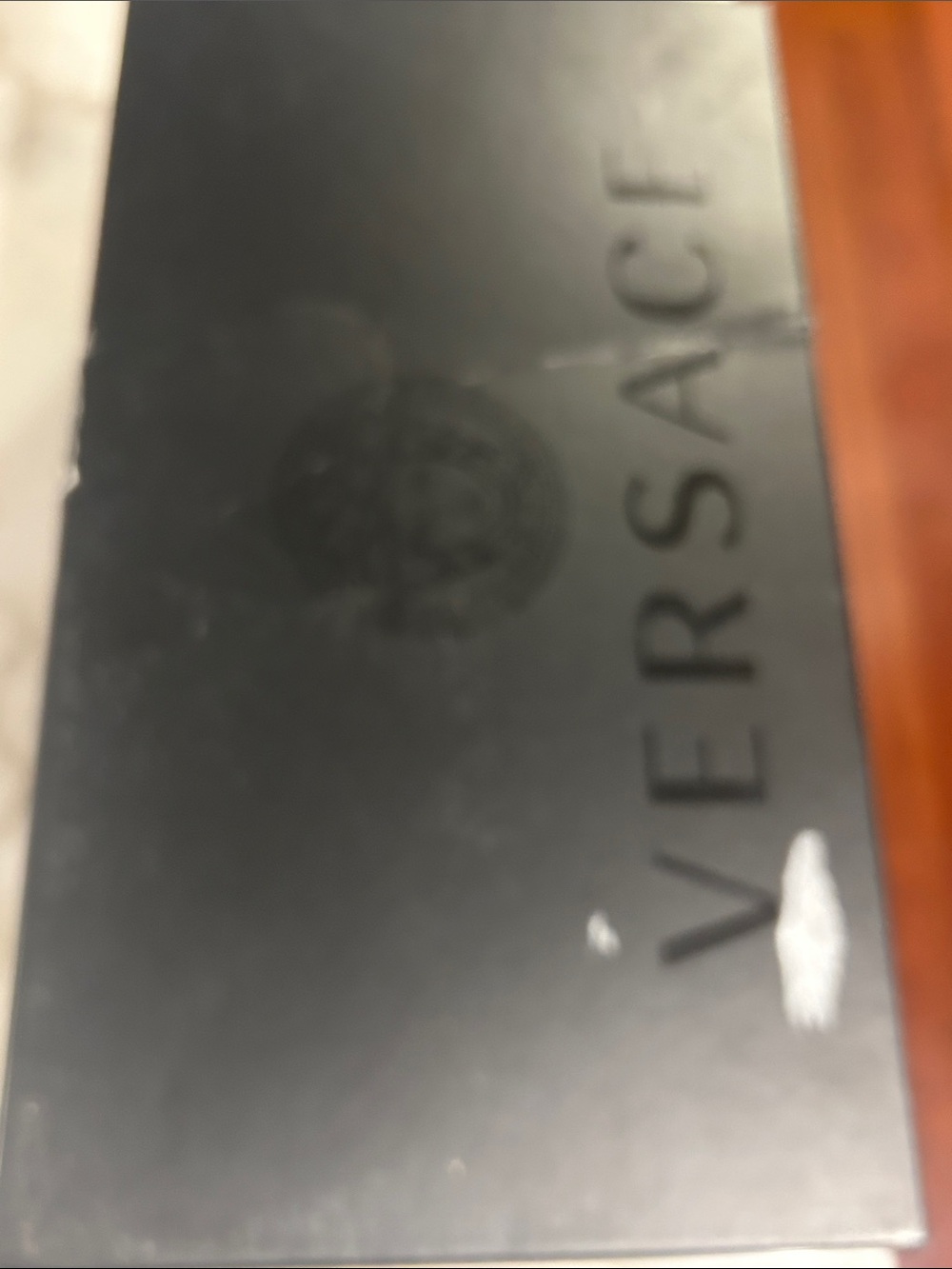 Versace Black Sunglasses Accessories Box with Medusa Logo